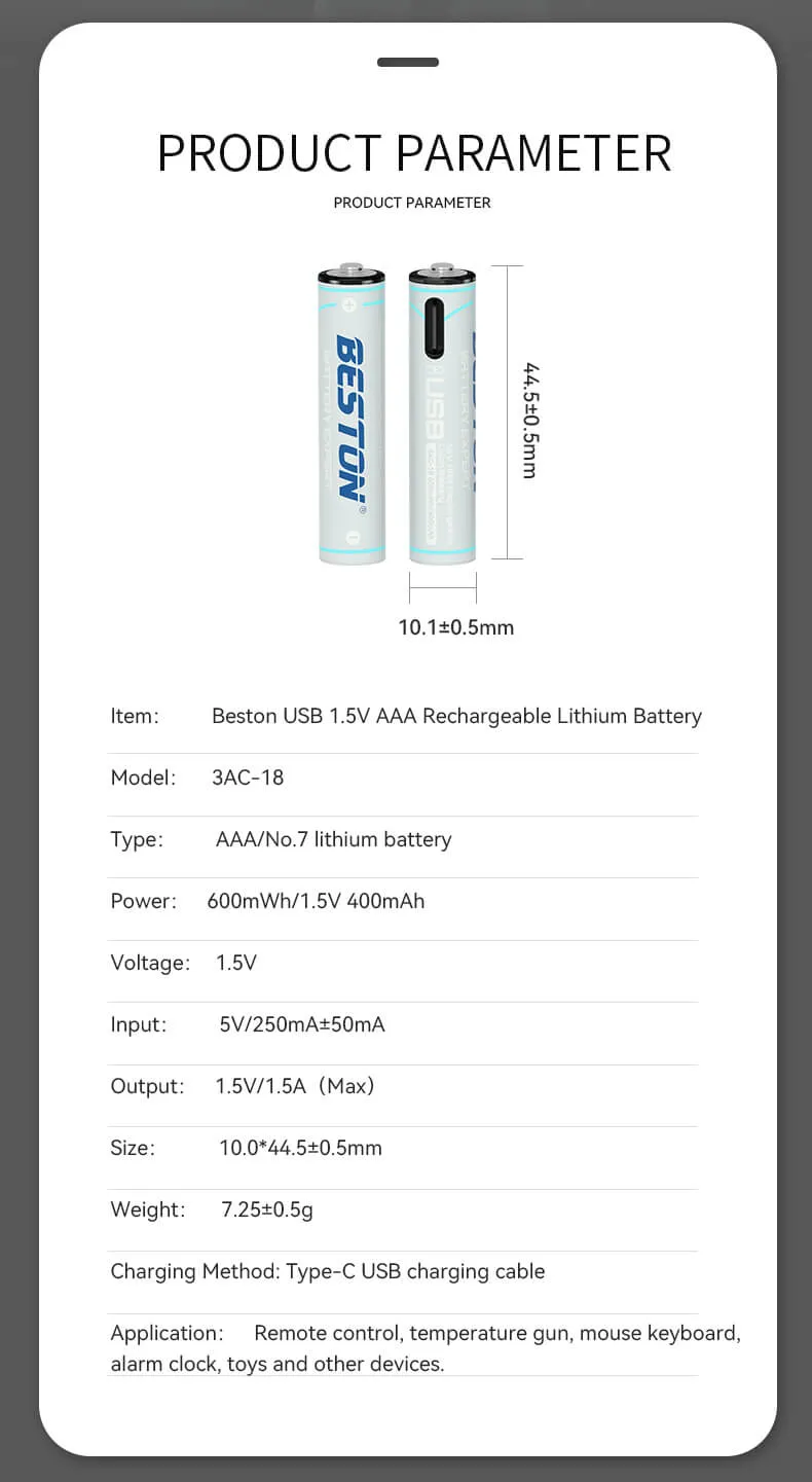 generalpro Beston AAA USB C 3AC 2