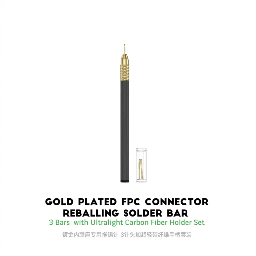 MECHANIC Dragging Needle Gold Plated FPC Connector Reballing Solder Set