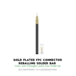 MECHANIC Dragging Needle Gold Plated FPC Connector Reballing Solder Set