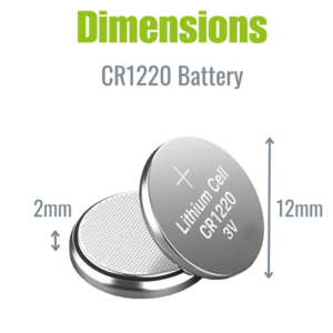 Beston CR1220 Battery 3V Lithium Coin — 1 Piece for Watches & Key Fobs 2 s l400
