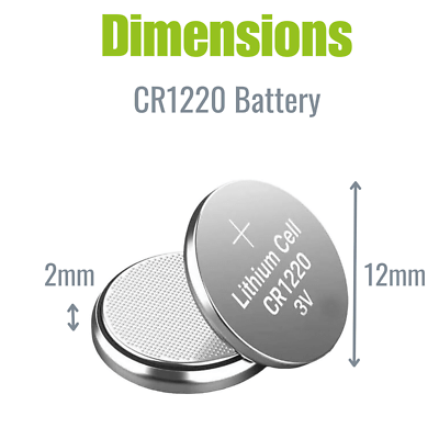 Beston CR1220 Battery 3V Lithium Coin — 1 Piece for Watches & Key Fobs