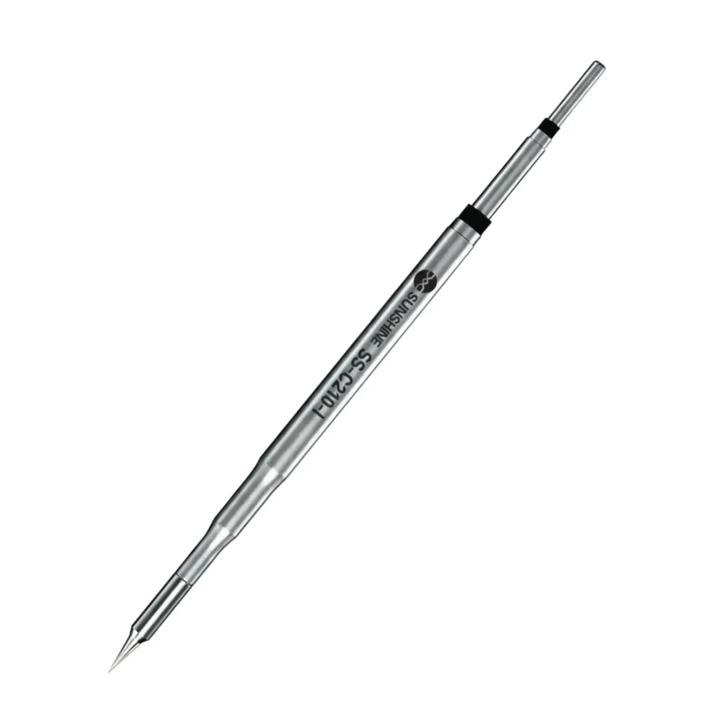 SUNSHINE Soldering Tip SS-C210-I for T210 Handle — Straight “I” Needle Geometry
