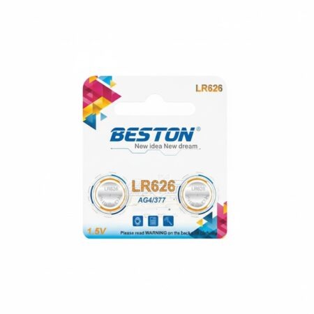 BESTON LR626 / AG4 / 377 Alkaline Button Battery 1.5V — 2 Pcs Pack