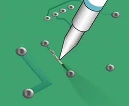 Conductive Pen CW2200MTP – Micro Tip, 8.5 g, Grey/Silver Trace Marker