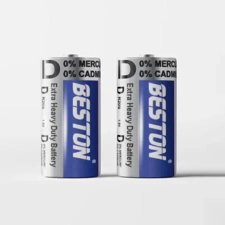 Beston D R20S 1.5V Extra Heavy Duty Battery — 2‑Pack