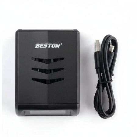 Beston C9001 LCD Battery Charger for AA/AAA (USB-Powered) + Cable