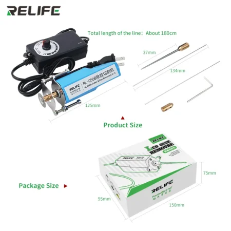 Relife RL-056B 2-in-1 OCA LOCA Glue Electric Remover for Phone Repair