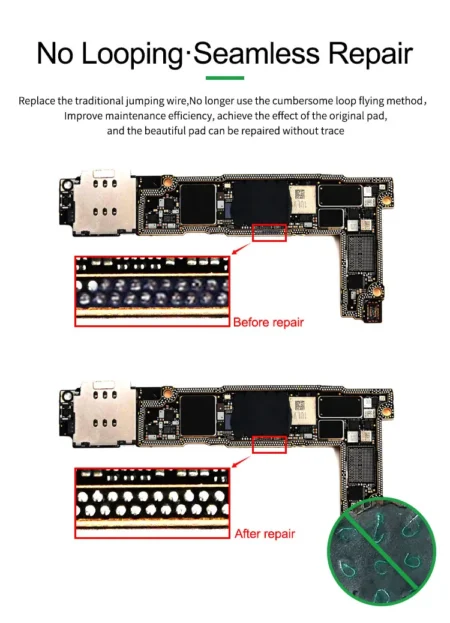 Relife RL-007GA Dot Repairing Soldering Lug Pieces for Phone Welding Board Fly Wire Replacement