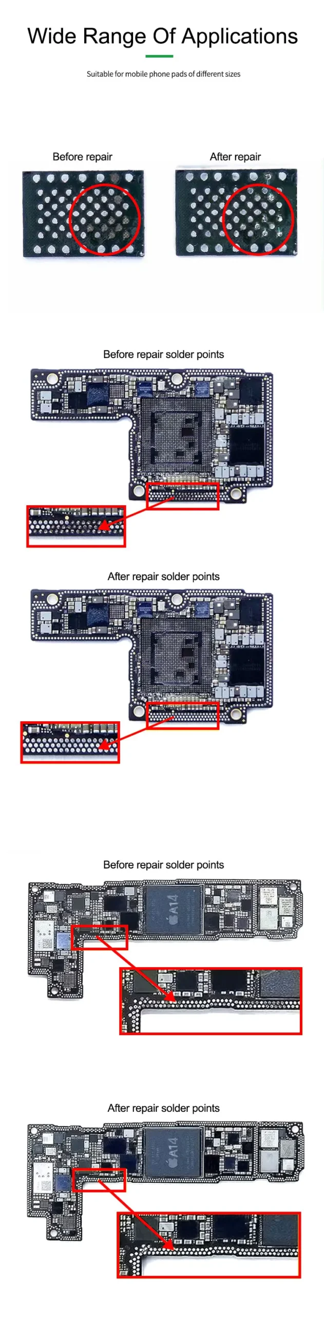 Relife RL-007GA Dot Repairing Soldering Lug Pieces for Phone Welding Board Fly Wire Replacement 6 1624607854141 5 scaled