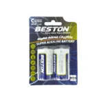 Beston C LR14 1.5V Super Alkaline Battery — Carded 2‑Pack