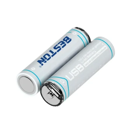 Beston AA 1.5V USB‑C Rechargeable Lithium Battery 2AC‑60 — 2‑Pack (1460 mAh)