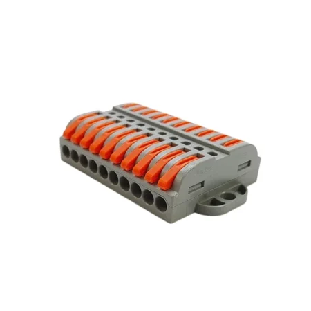 WAGO LT-223-10 Panel Mount Wire Connector 10 In 10 Out – Spring Clamp Cable Terminal