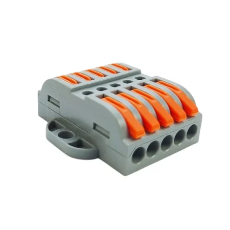 Wago LT-223-5 Panel Mount Wire Connector 5 In 5 Out – Spring Clamp Cable Terminal