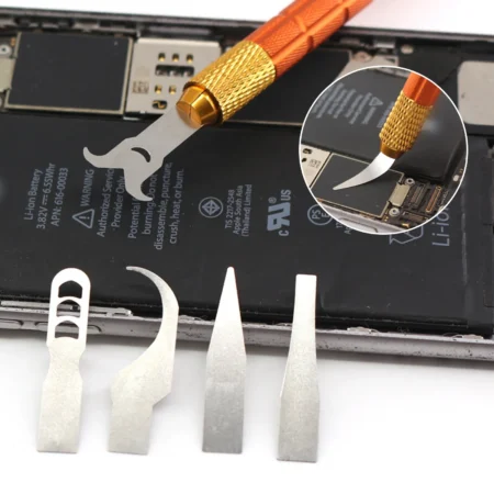 SW-108 14-in-1 BGA Repair Blade Knife (Aluminum Handle, Cross-Lock Chuck)