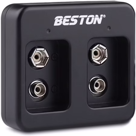 Beston M7005 Dual-Slot 9V Lithium Battery Smart Charger (USB 5V)
