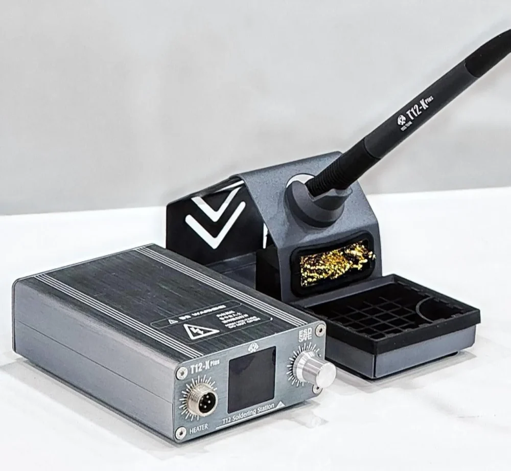 OSS Soldering Station T12X+ 72W (Digital Display, T12 Cartridges, Rapid Heat-Up, 1 Tip Included)