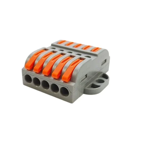 Wago LT-223-5 Panel Mount Wire Connector 5 In 5 Out – Spring Clamp Cable Terminal