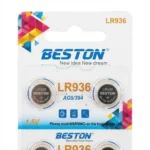 Beston LR936 (AG9/394) 1.5V Alkaline Button Cell — Pack of 2
