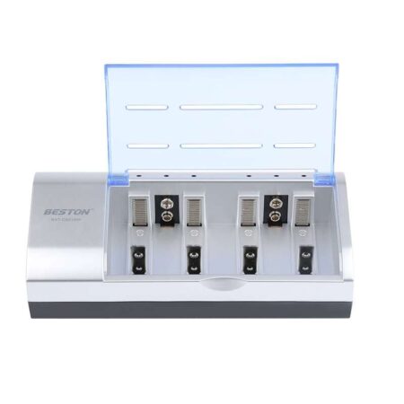 Beston BST-C821BW Universal Battery Charger — AA/AAA/C/D & 9V