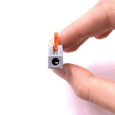 WAGO NC-221 Wire Connector 1 In 1 Out – Compact Spring Lever Cable Connector 