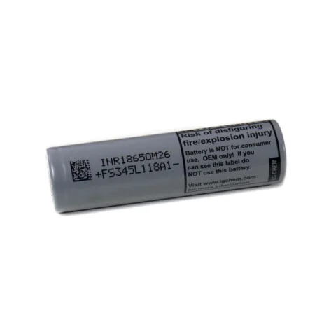 LGBM261865/INR18650M26 LG M26 18650 Li-ion Battery – 3.7V 2600mAh, 10A — Single Cell