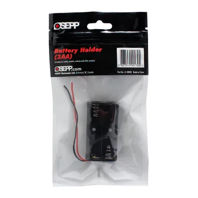 OSEPP LS-00030 2AA Battery Holder (High Quality)