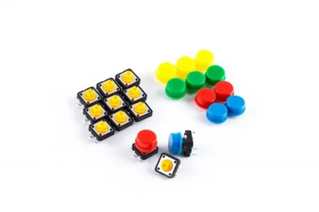 LS-00001 Tactile Button Assortment Push Button (12 pack)
