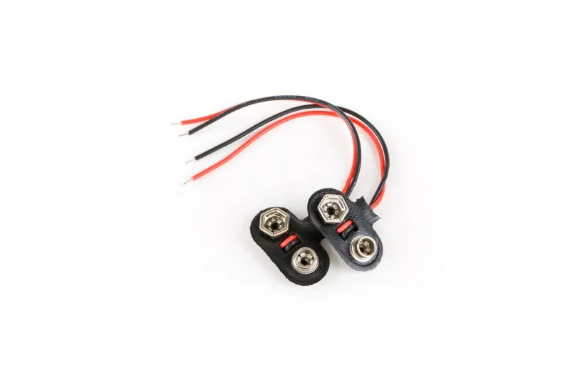 OSEPP 9V Battery Clip (2pcs) - LS-00033
