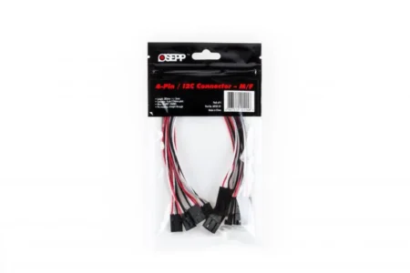 OSEPP MFI2C-01 M/F 4-Pin I2C Cable Connector - 4 pack