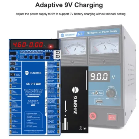 SUNSHINE SS-916 Ultra Charging Activation Board for iPhone 6–16 & Android