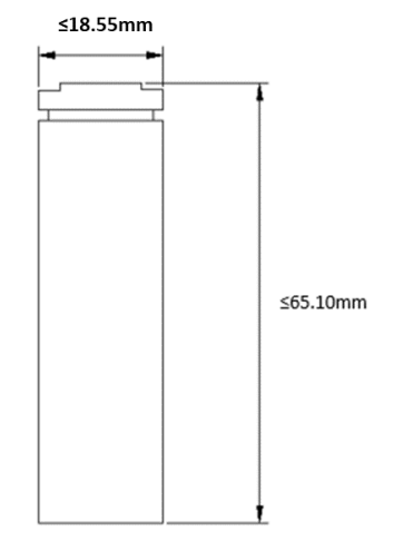 Tenpower INR18650-28HE Rechargeable Li-ion 18650 Cell – 2800 mAh, 3.6 V (Max 10 A)