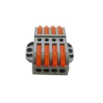 Wago LT-223-4 Panel Mount Wire Connector 4 In 4 Out – Spring Clamp Cable Terminal 