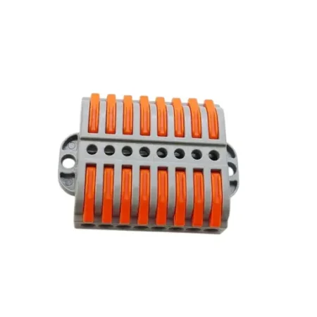 Wago LT-223-8 Panel Mount Wire Connector 8 In 8 Out – Spring Clamp Cable Terminal