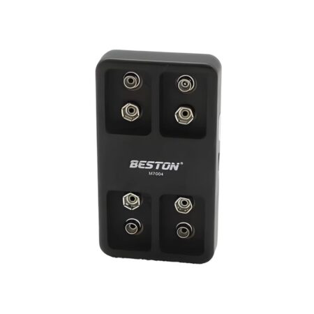 Beston M7004 9V Charger — 4-Slot USB Smart Charger for Beston 9V Li-ion Batteries
