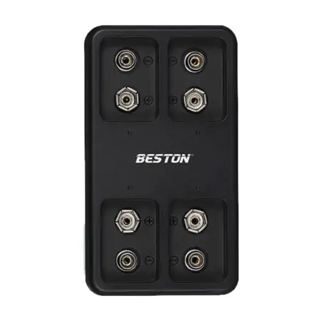 Beston M7004 9V Charger — 4-Slot USB Smart Charger for Beston 9V Li-ion Batteries