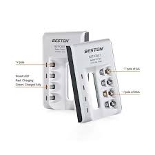 Beston BST-C807 Fast Battery Charger (Type-C/Micro-USB) + 4×AA 2700mAh Ni-MH