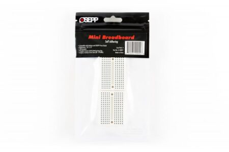 OSEPP OP-LS-00017 Mini Breadboard - Self Adhering (2 pack) Breadboard 170 Point (High Quality)