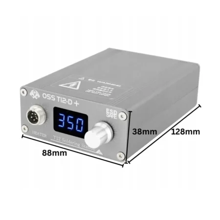 OSS Soldering Station T12-D+ 72W (Digital Display, T12 Cartridges, Rapid Heat-Up)