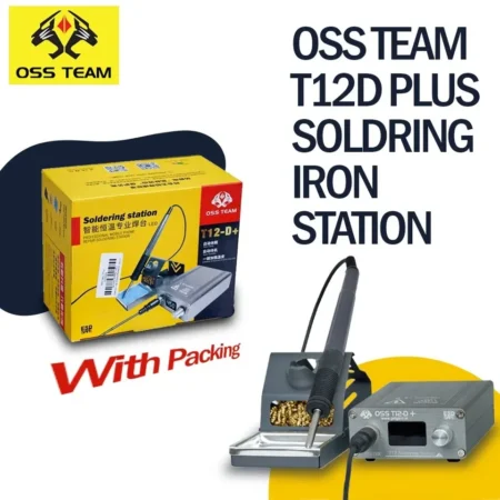 OSS Soldering Station T12-D+ 72W (Digital Display, T12 Cartridges, Rapid Heat-Up)