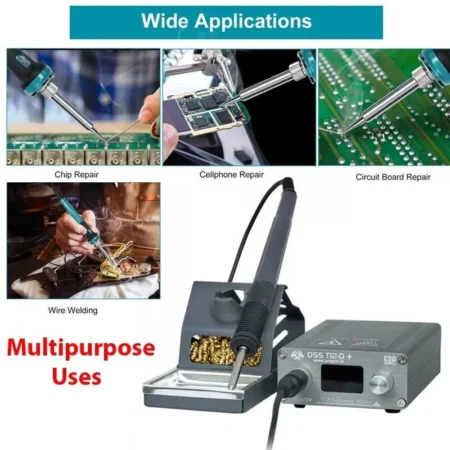 OSS Soldering Station T12-D+ 72W (Digital Display, T12 Cartridges, Rapid Heat-Up)