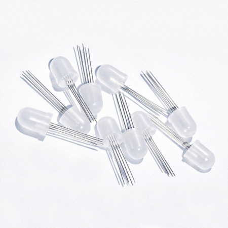 OSEPP LS-00043 (tri-color) RGB 10mm LED Pack of 10