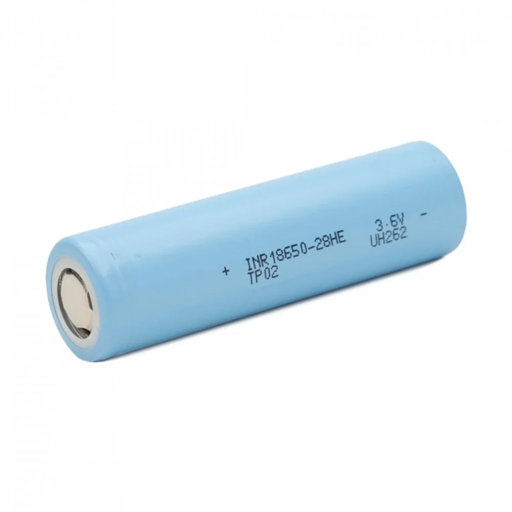 Tenpower INR18650-28HE Rechargeable Li-ion 18650 Cell – 2800 mAh, 3.6 V (Max 10 A)