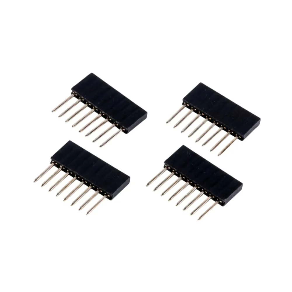 OSEPP LS-00008 Arduino Stackable Header 8 Pin 4 Pack