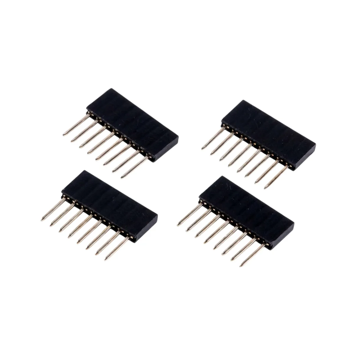 OSEPP LS-00008 Arduino Stackable Header 8 Pin 4 Pack