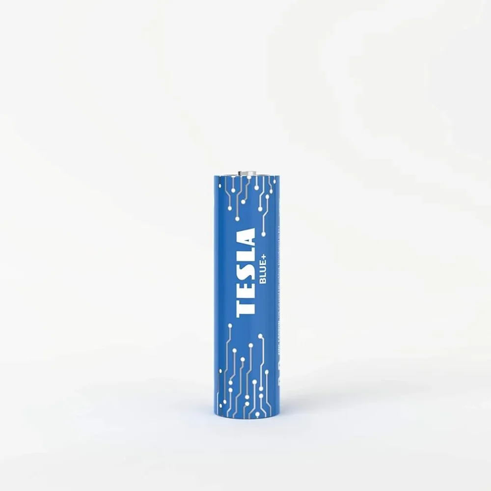 TESLA BATTERIES BLUE+ Plus Extra Energy AA Zinc-Carbon (R6, 1.5V) – 4-Pack