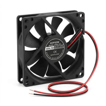 HOPSON KP80-12V Axial Fan (80×80×20mm) – DC 12V