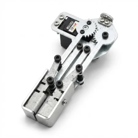 Big Claw Mechanical Gripper – Aluminum, Made in Egypt (No Motors Included) | 2-DOF, 90° Opening