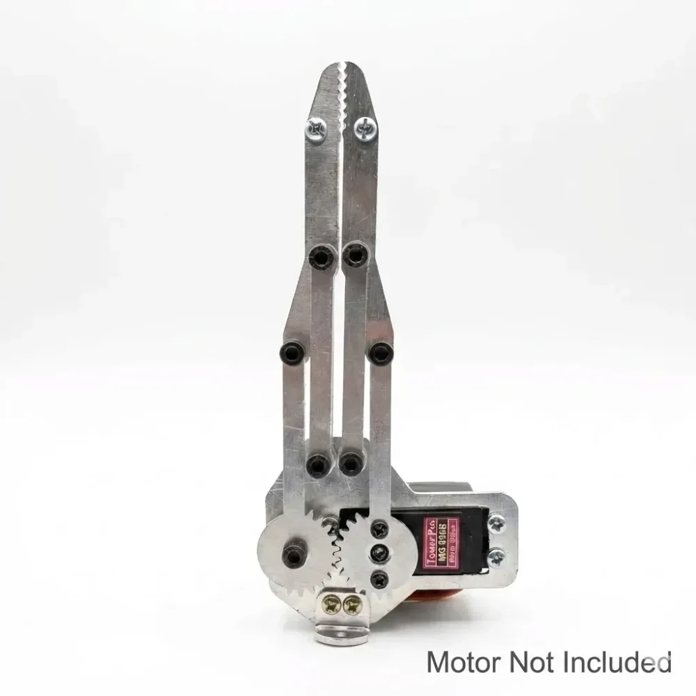Claw Mechanical Gripper – Aluminum | 2-DOF Robot Paw, 90° Opening, AAA-Grade Finish Made in Egypt (No Motors Included)