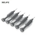 Relife RL-730 Steel Cannon King Classic Series Strong Magnetic S2 Bits Screwdriver Set(0.6/0.8/1.5/2.5/IP17 total 5pcs)