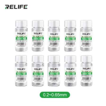 Relife RL-403B 183°C Multi-specification 0.2 to 0.65mm Leaded Solder Balls - 25000Pcs